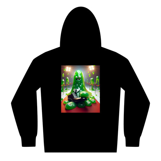 Zipped Hoodie - Green Slime Party Theme