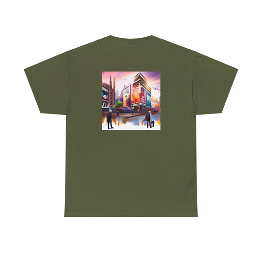 Normales Tragen AI Prints Unisex-T-Shirt aus schwerer Baumwolle