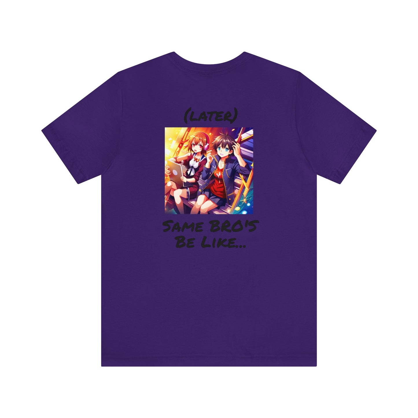 Normal Wear Unisex Jersey Short Sleeve Tee