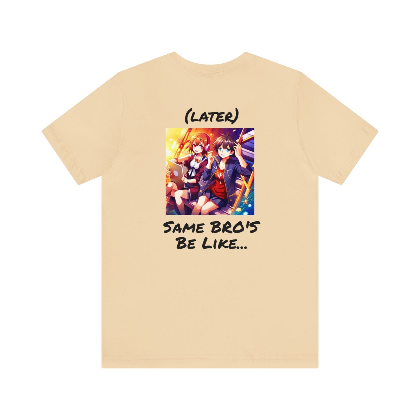 Normal Wear Unisex Jersey Short Sleeve Tee