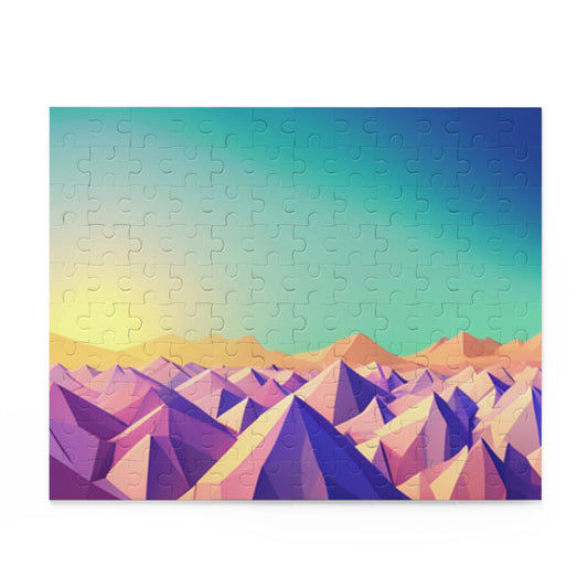 AI Sunset Art Puzzle (120, 252, 500-Piece)