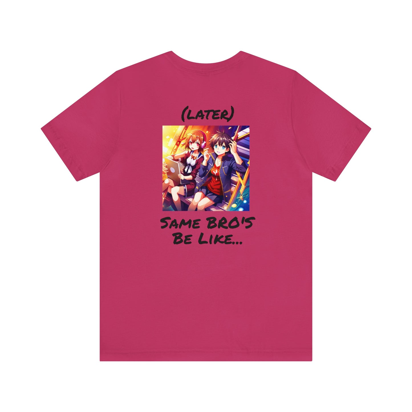 Normal Wear Unisex Jersey Short Sleeve Tee