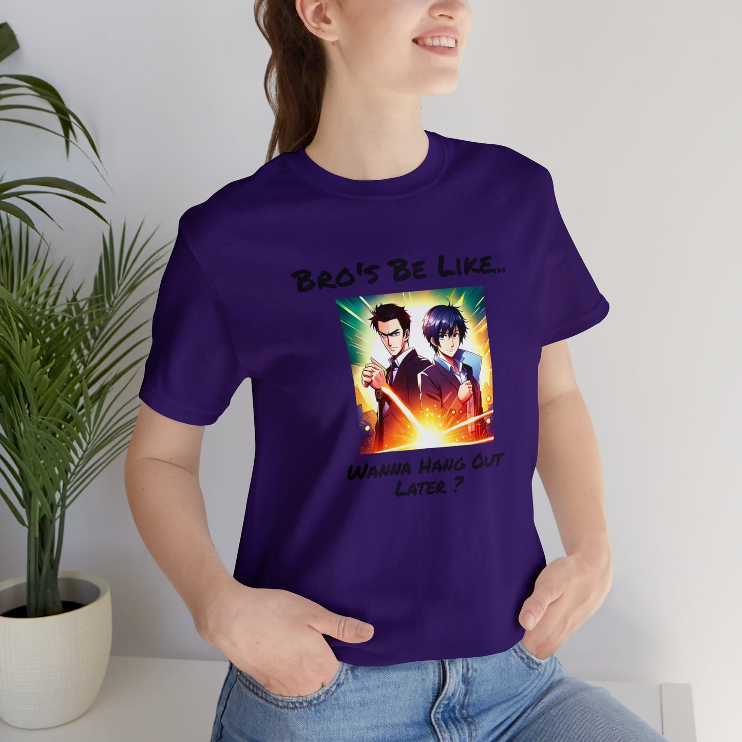 Normal Wear Unisex Jersey Short Sleeve Tee